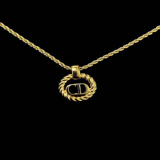 DIOR Necklace, Gold-Tone Hardware, Set of 3 Pieces | DIOR Gold Alloy CD Necklace