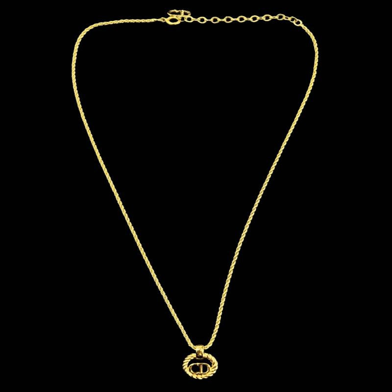 DIOR Necklace, Gold-Tone Hardware, Set of 3 Pieces | DIOR Gold Alloy CD Necklace