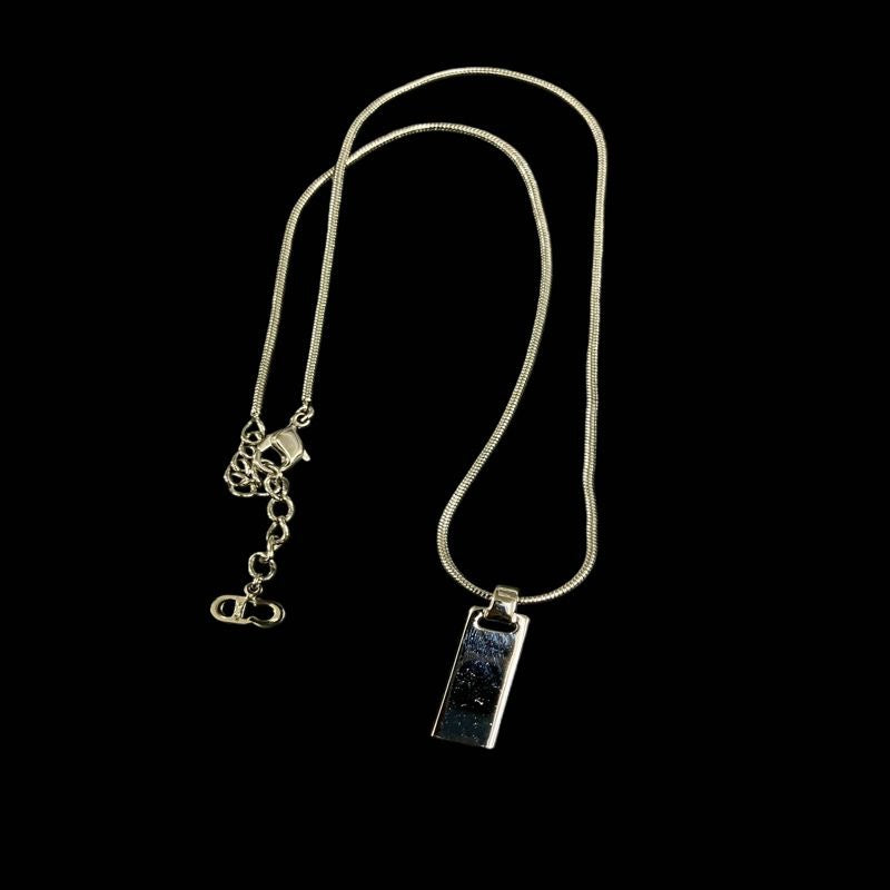 DIOR Necklace, Silver-Tone Hardware | DIOR Silver Alloy Necklacem