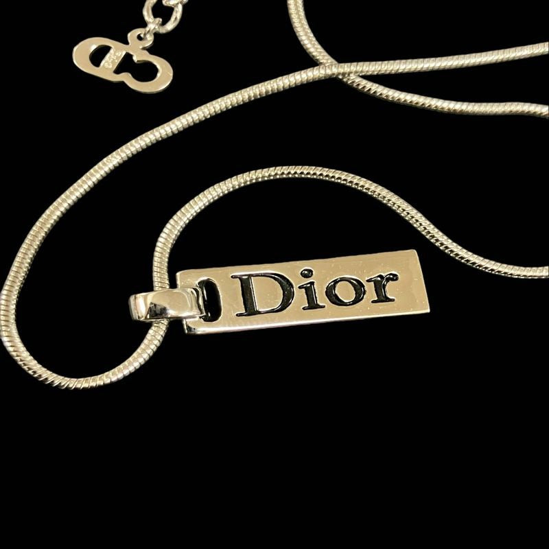 DIOR Necklace, Silver-Tone Hardware | DIOR Silver Alloy Necklacem