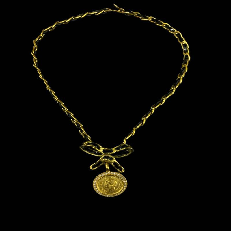 CHANEL Necklace, Gold-Tone Hardware | CHANEL Gold Alloy Necklace