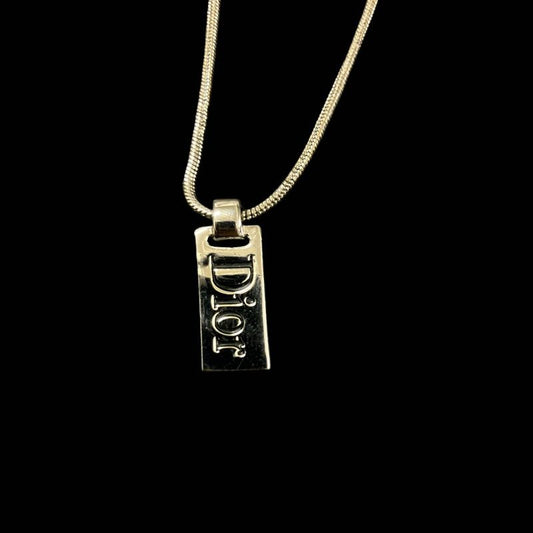 DIOR Necklace, Silver-Tone Hardware DIOR Silver-Tone Alloy Necklace