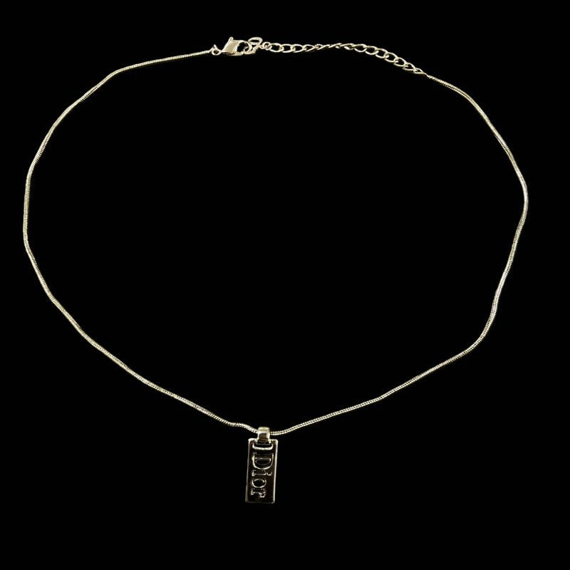 DIOR Necklace, Silver-Tone Hardware DIOR Silver-Tone Alloy Necklace