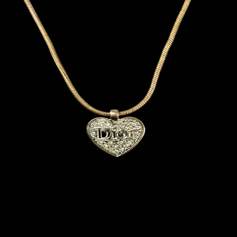 DIOR Necklace, Silver-Tone Hardware DIOR Silver-Tone Alloy Necklace