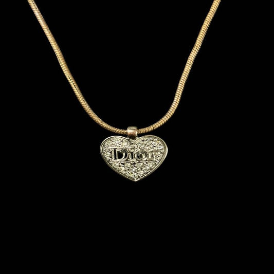 DIOR Necklace, Silver-Tone Hardware DIOR Silver-Tone Alloy Necklace