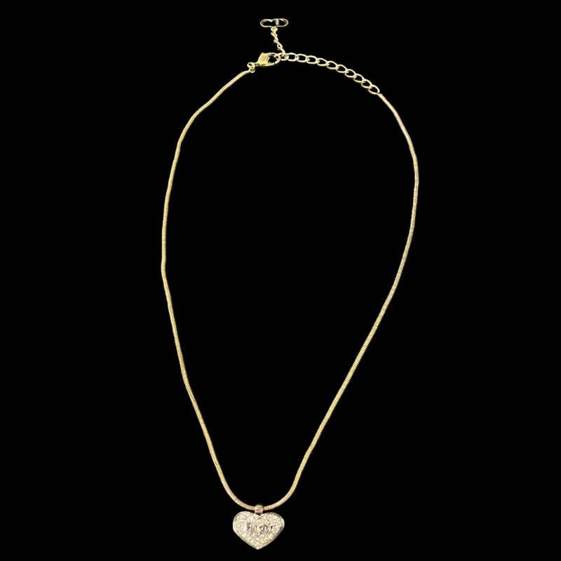 DIOR Necklace, Silver-Tone Hardware DIOR Silver-Tone Alloy Necklace
