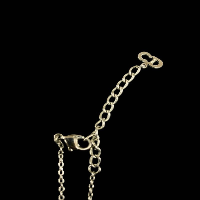 DIOR Necklace, Silver-Tone Hardware DIOR Silver-Tone Alloy Necklace