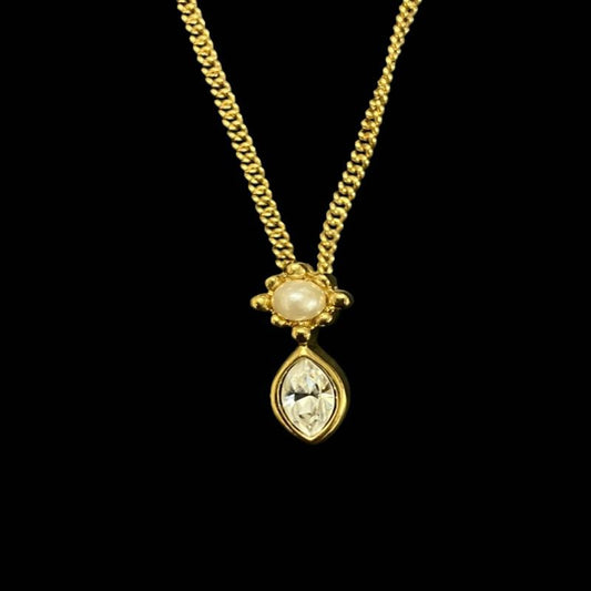 DIOR Necklace, Gold-Tone Hardware DIOR Gold-Tone Alloy Necklace