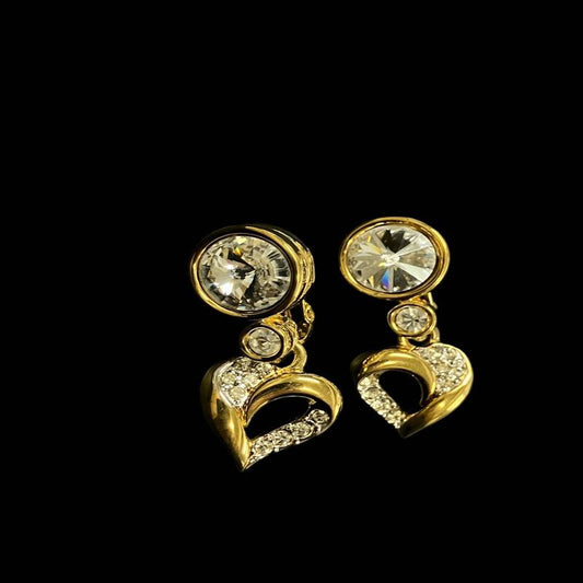 NINA RICCI Earrings, Gold-Tone Hardware NINA RICCI Gold-Tone Alloy Clip-On Earrings