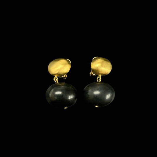 GIVENCHY Earrings, Set of 7 GIVENCHY Black Alloy Clip-On Earrings (Set of 7)