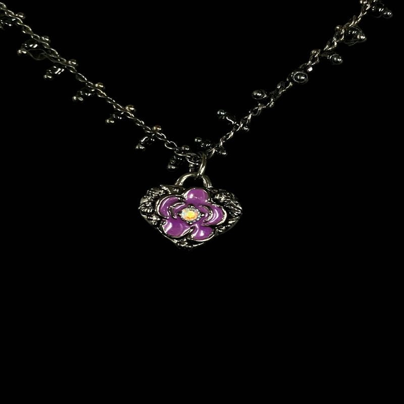 ANNA SUI Necklace, Black Alloy ANNA SUI Black Alloy Necklace