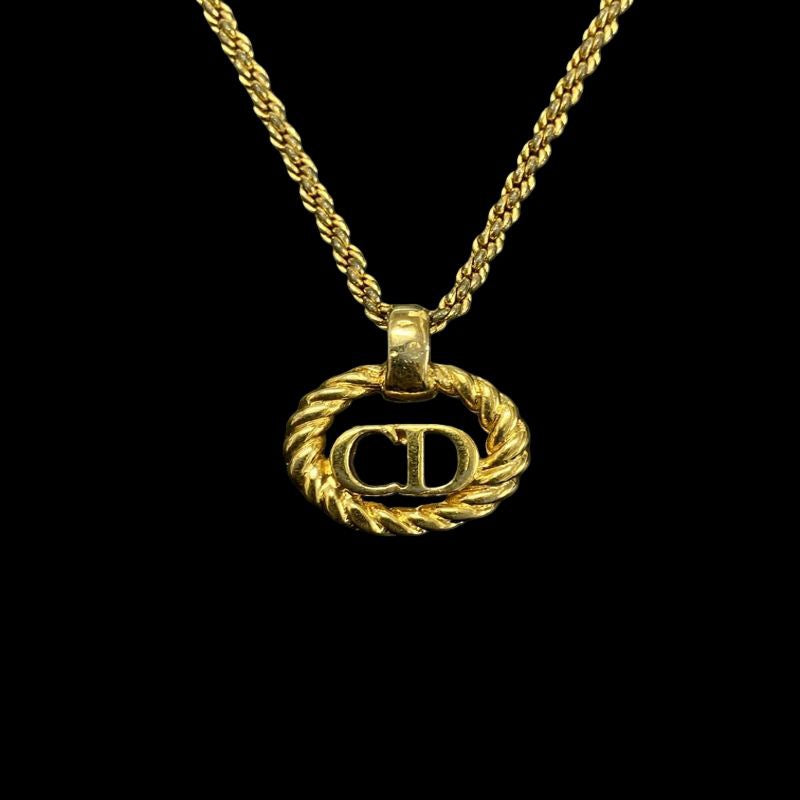 DIOR Necklace Accessory, Gold-Tone Alloy Necklace