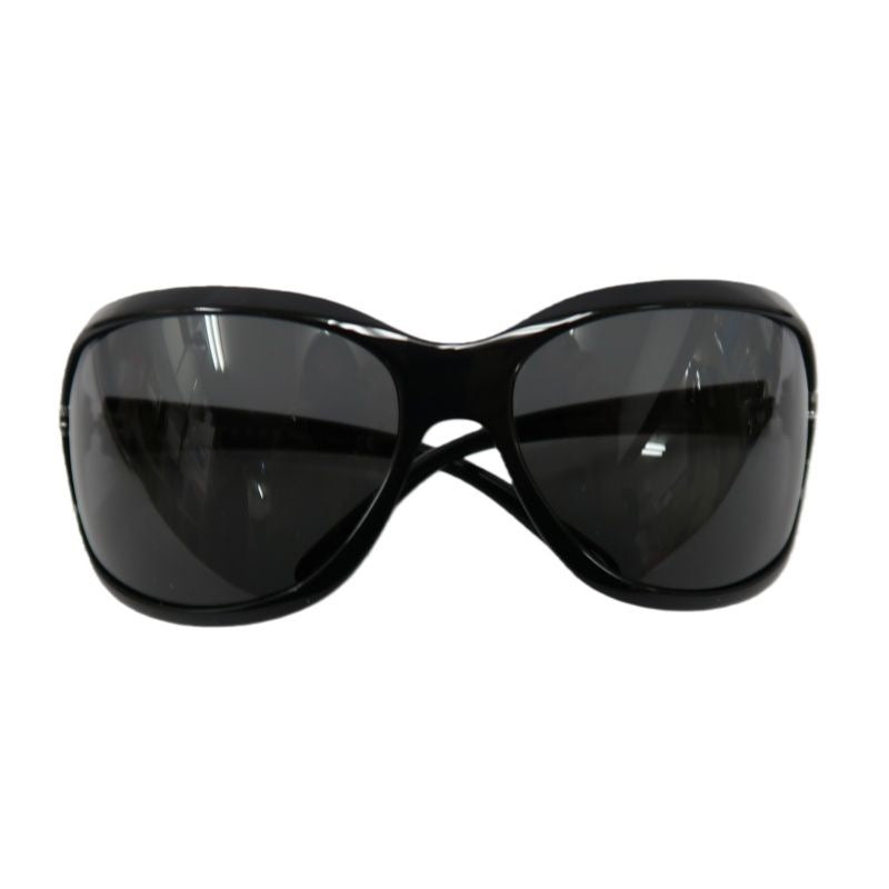 PRADA Prada Sunglasses, Black, with Box, Case, Card & Cloth, PRADA Black Resin Sunglasses