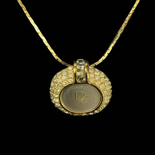DIOR Dior Necklace, Gold-Tone Hardware, DIOR Gold-Tone Alloy Necklace