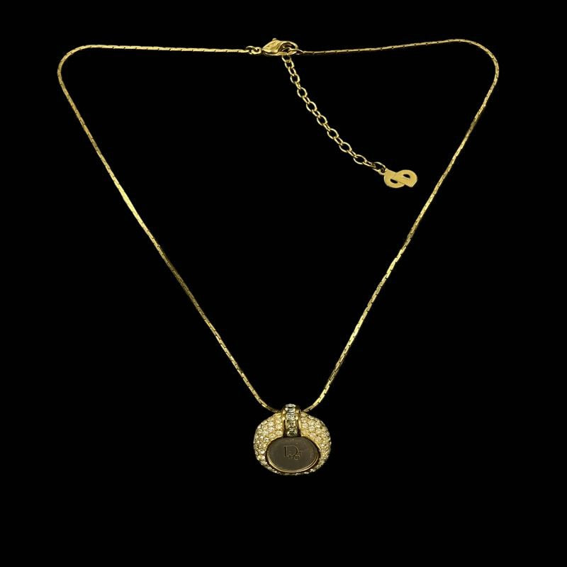 DIOR Dior Necklace, Gold-Tone Hardware, DIOR Gold-Tone Alloy Necklace