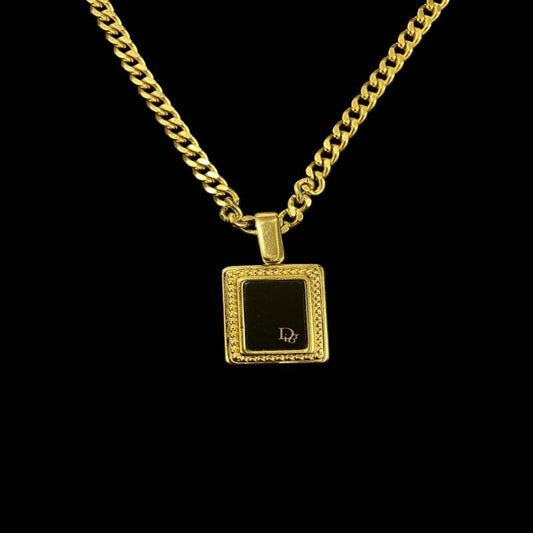 DIOR Dior Necklace, Gold-Tone Hardware, DIOR Gold-Tone Alloy Necklace