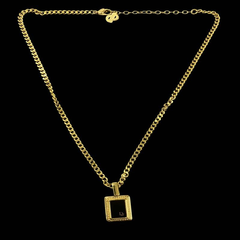 DIOR Dior Necklace, Gold-Tone Hardware, DIOR Gold-Tone Alloy Necklace