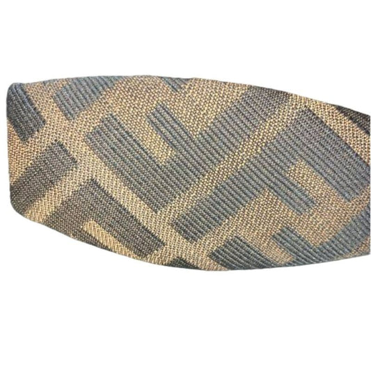 FENDI Fendi FF Logo Canvas Hair Clip