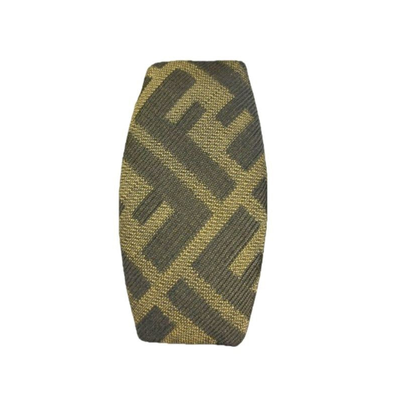 FENDI Fendi FF Logo Canvas Hair Clip