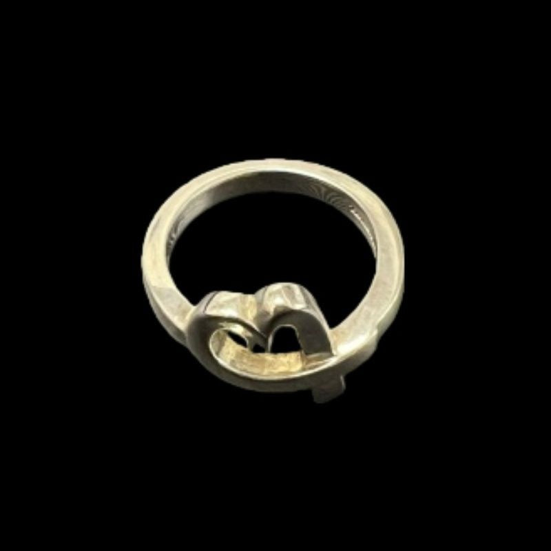 Tiffany Loving Heart Ring, Silver, SV925 Sterling Silver, Tiffany Silver 925 Heart Ring