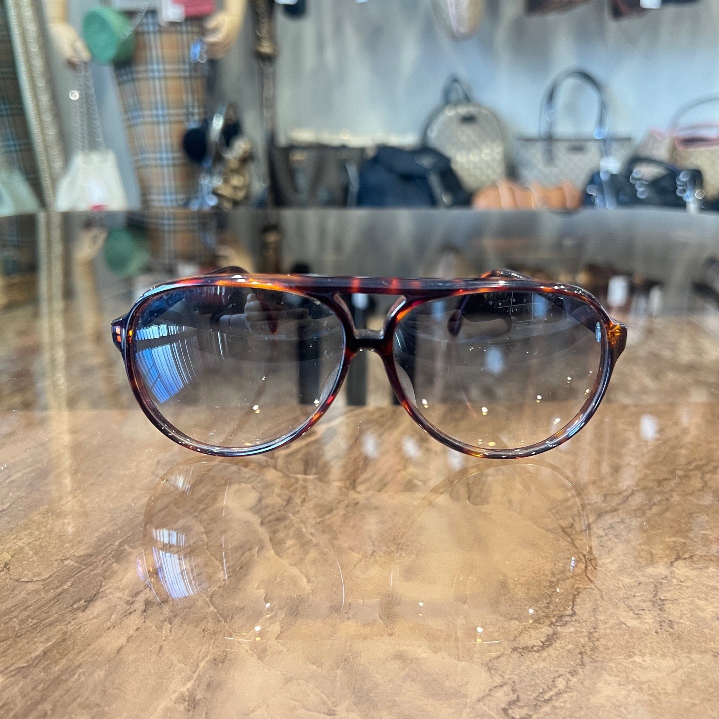 Ray-Ban Sunglasses, Tortoiseshell Pattern, Brown, Sunglasses