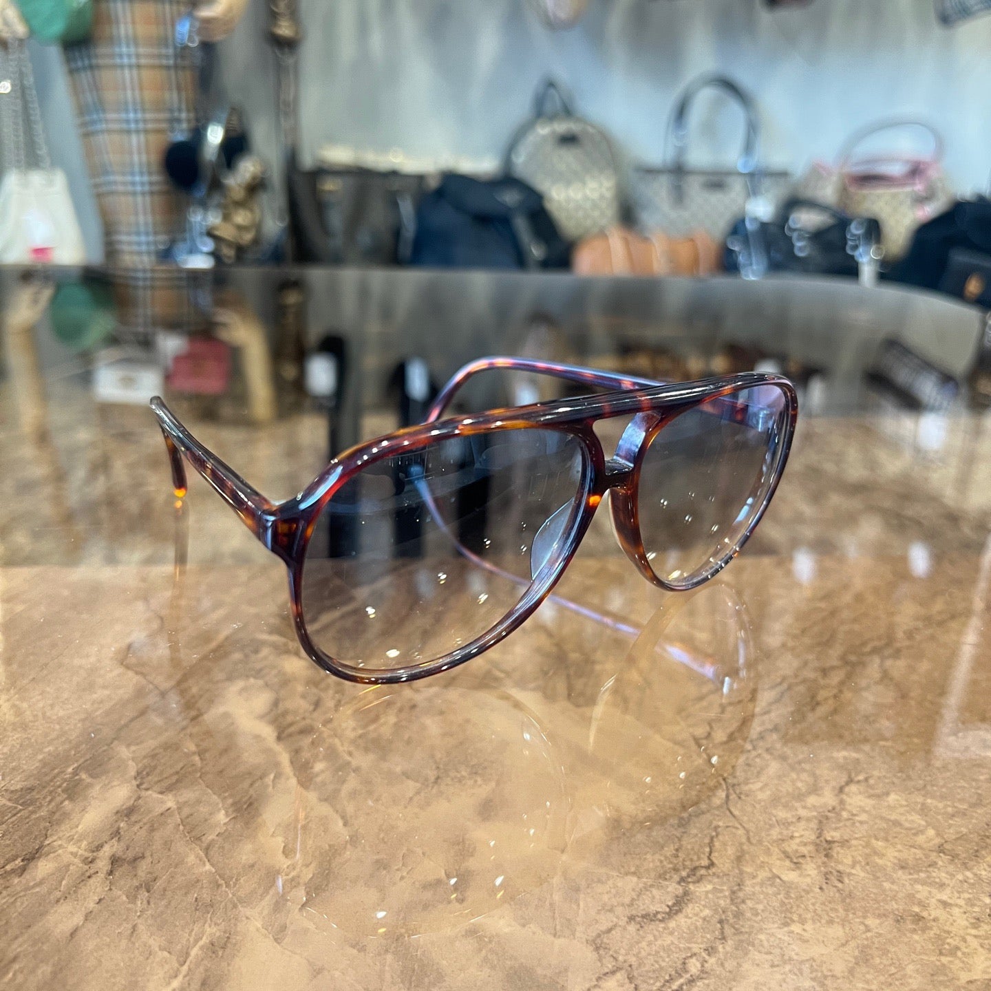 Ray-Ban Sunglasses, Tortoiseshell Pattern, Brown, Sunglasses
