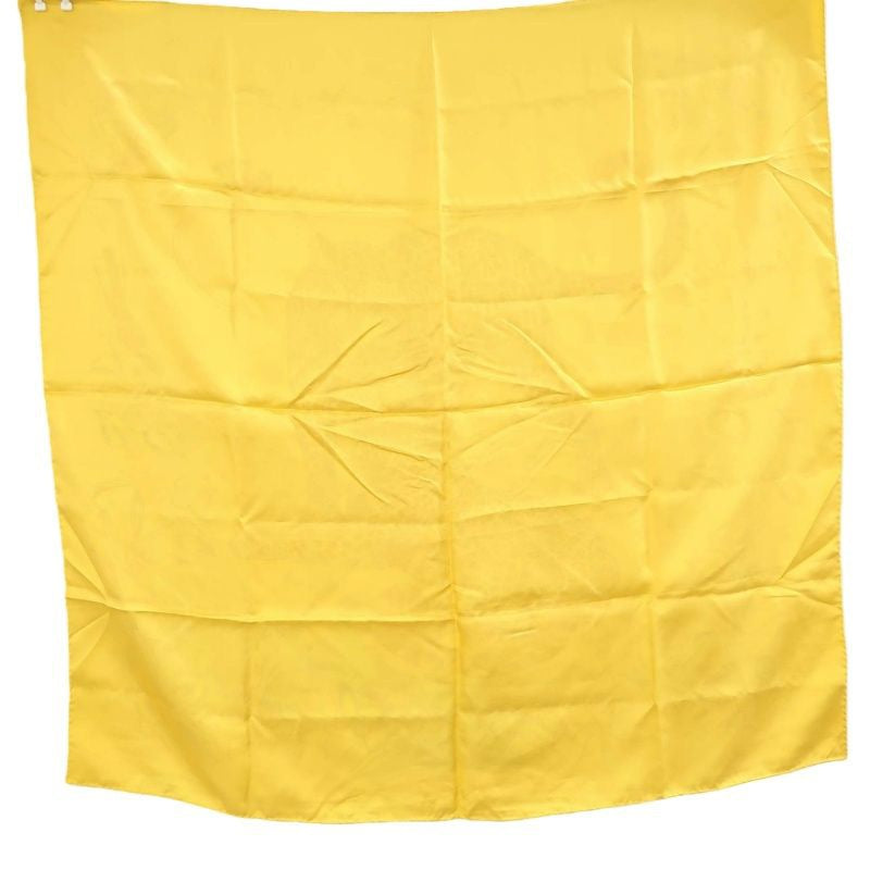 Hermes Hermes Carre Scarf Yellow Yellow Silk Satin Hermes Scarf