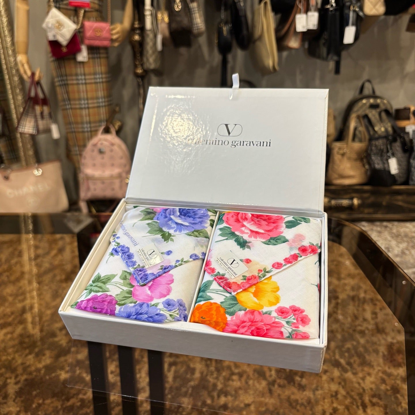 Valentino Printed Cotton Scarf
