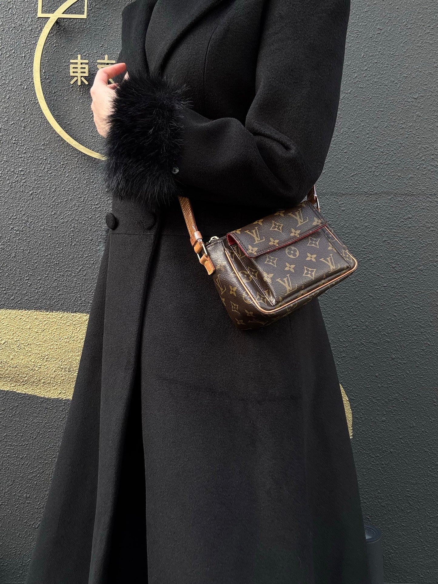 LOUIS VUITTON Viva Cité PM Monogram Shoulder Bag Brown LV Monogram PVC Tofu Crossbody Bag