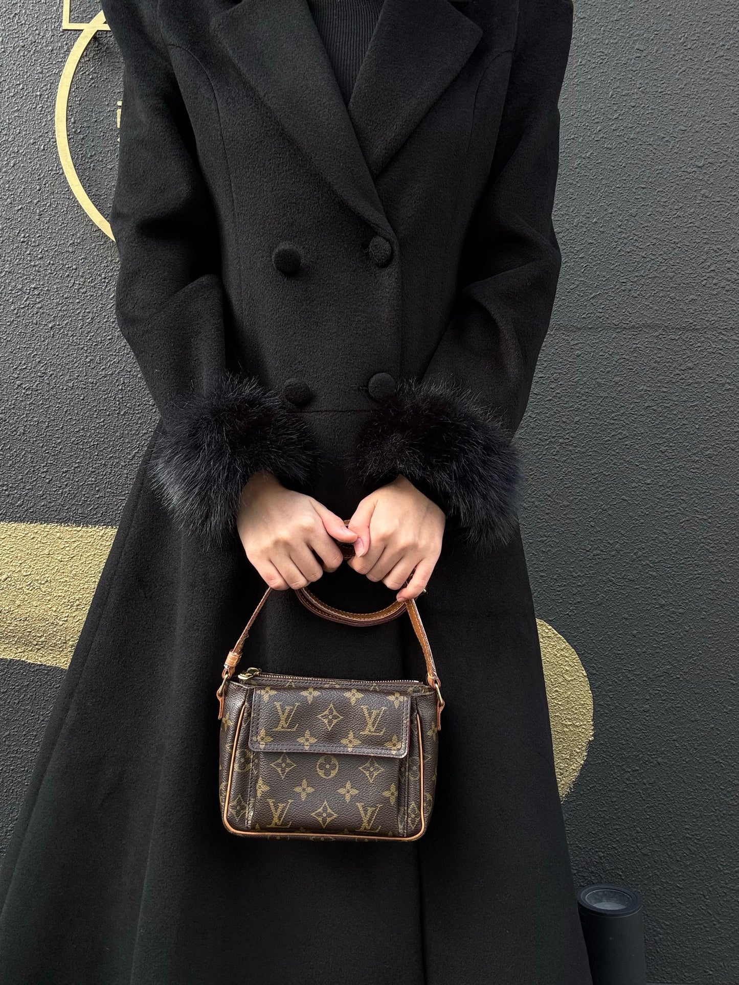 LOUIS VUITTON Viva Cité PM Monogram Shoulder Bag Brown LV Monogram PVC Tofu Crossbody Bag