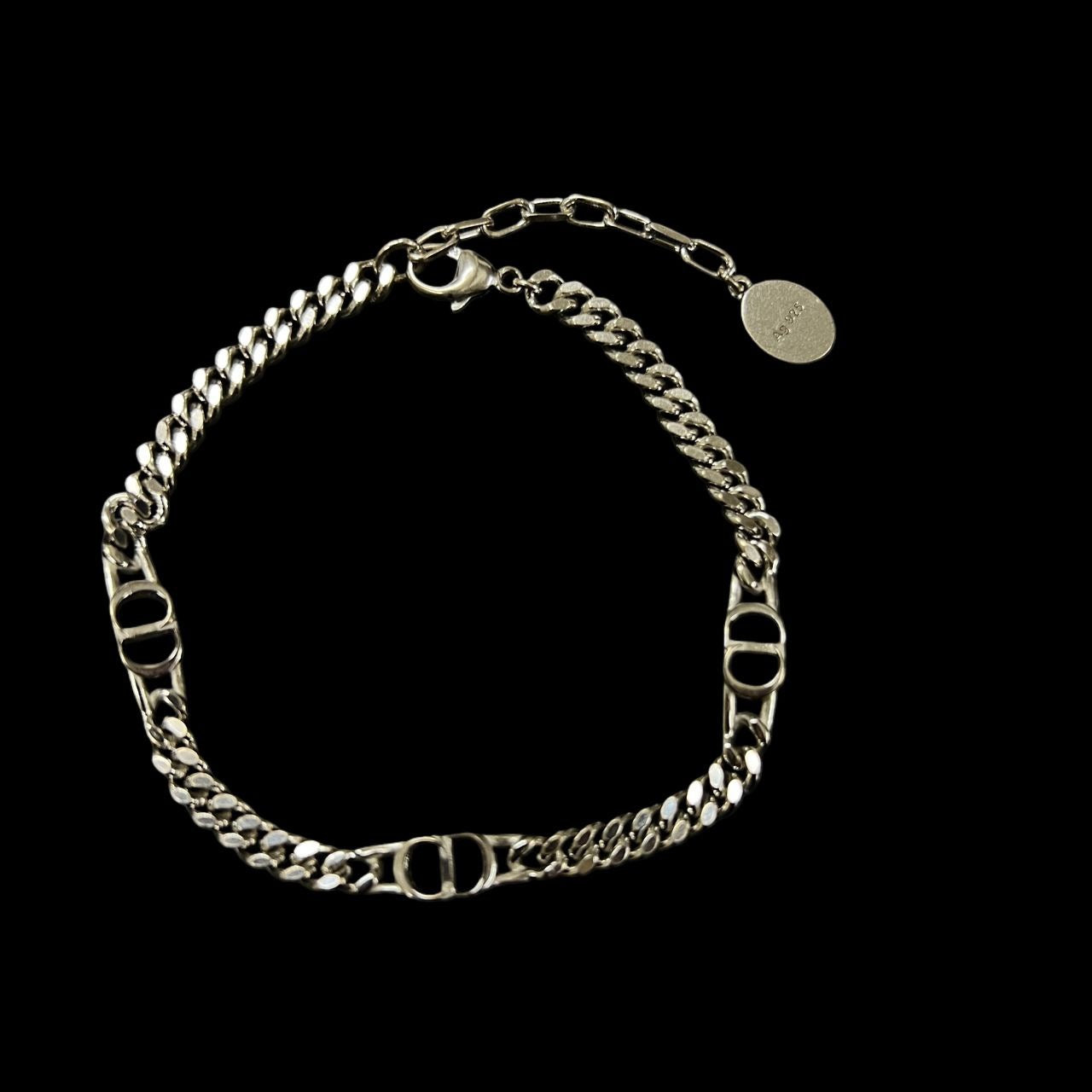 Christian Dior bracelet, 925 sterling silver, with box and dust bag