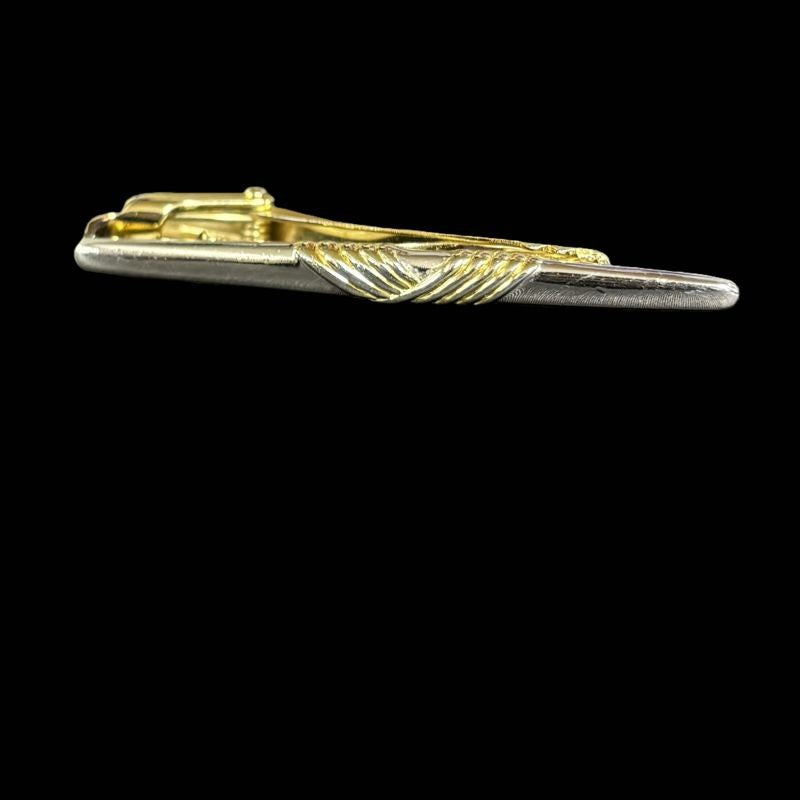YSL tie pin, gold, alloy