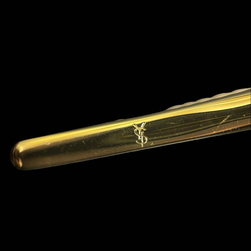 YSL tie pin, gold, alloy