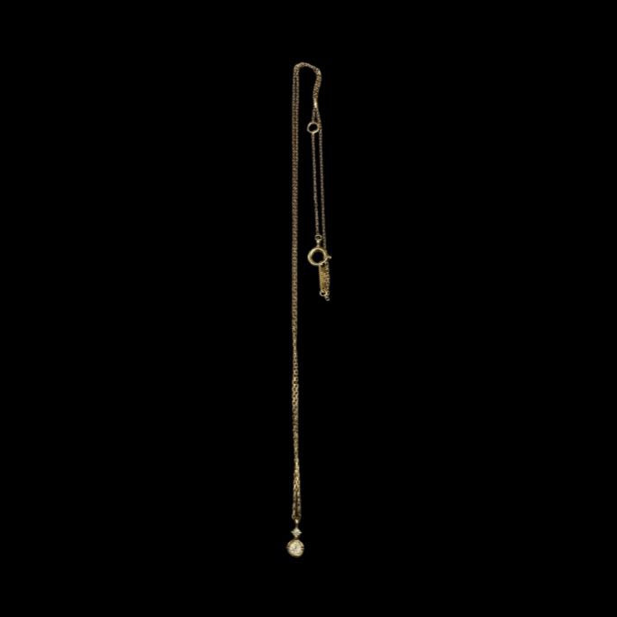 4℃ necklace, 925 sterling silver, gold-tone