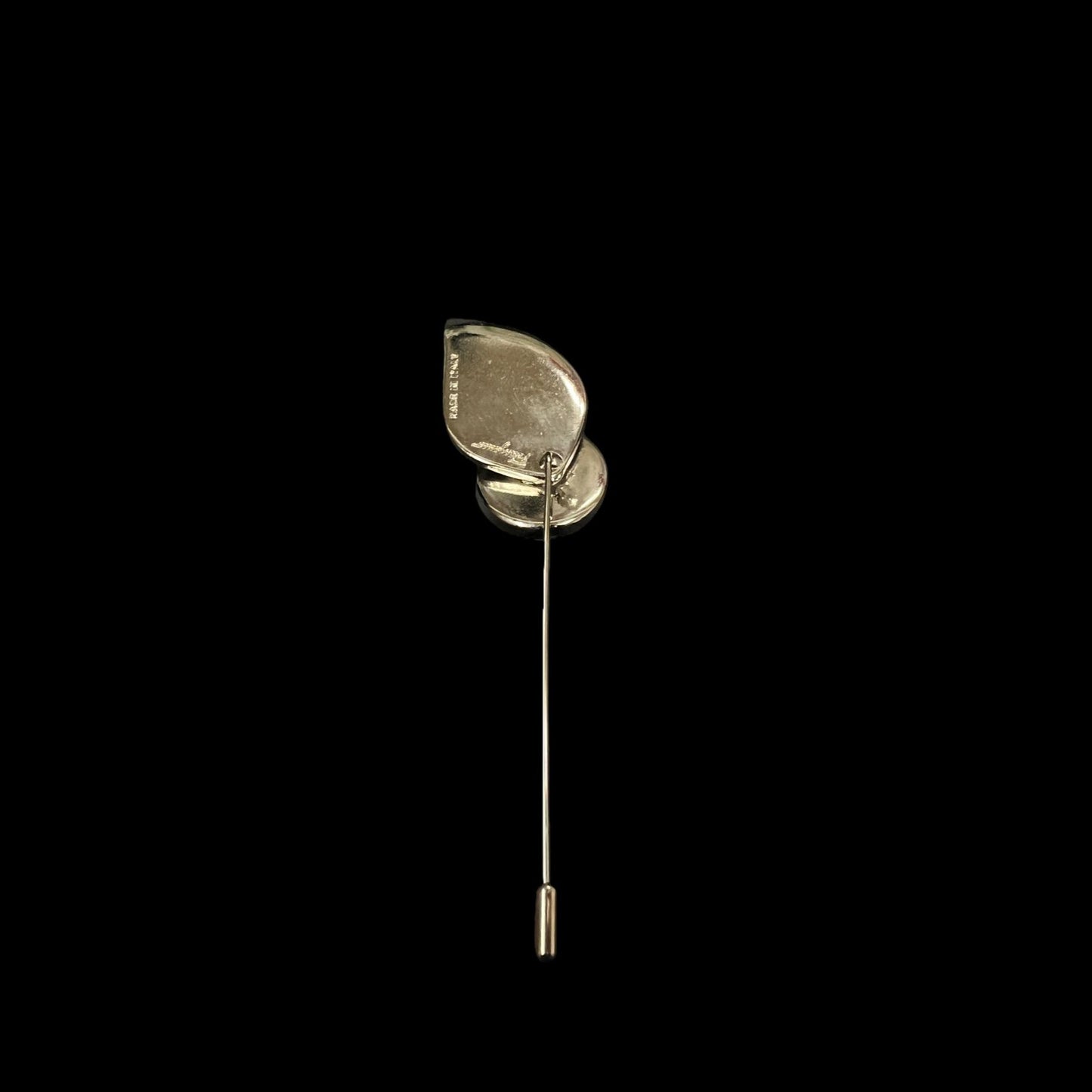 Ferragamo brooch, silver hardware, alloy