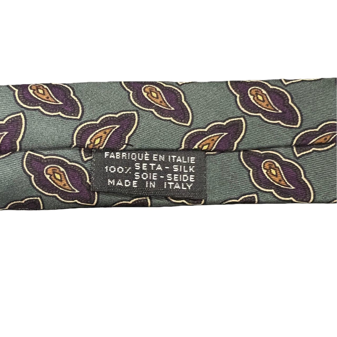 CHANEL tie, gray, with tag
