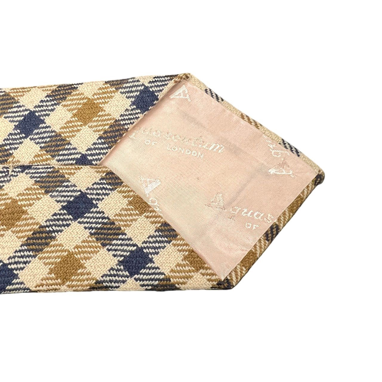 Aquascutum tie, brown, with tag