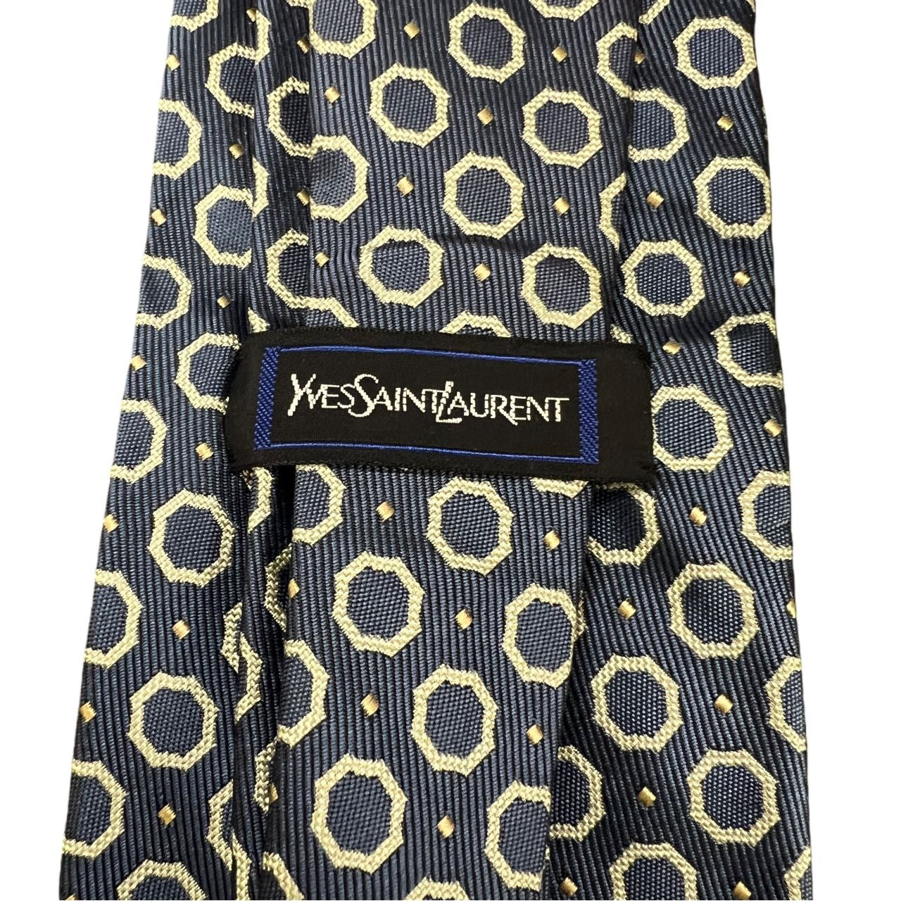 YSL tie, blue, with tag