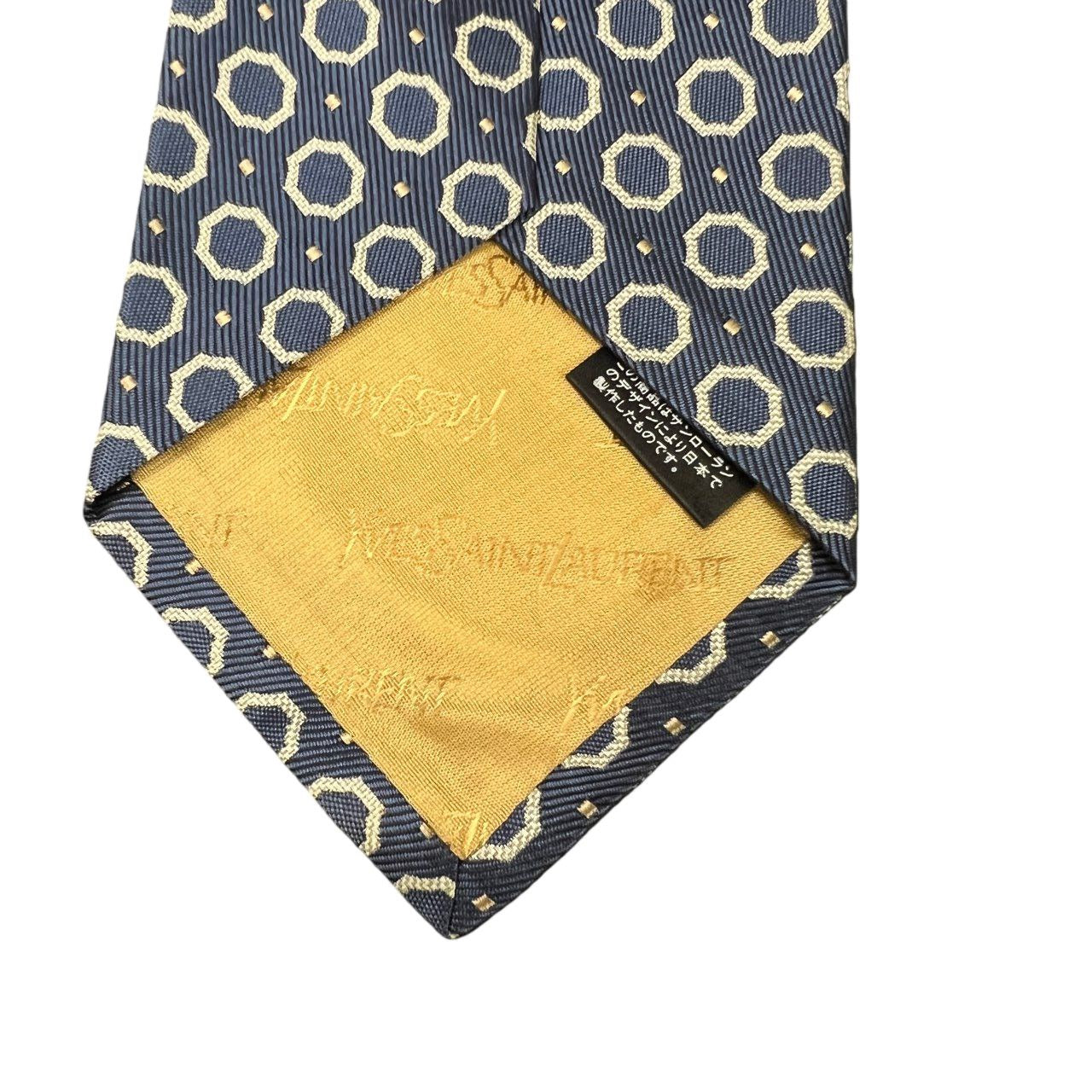 YSL tie, blue, with tag