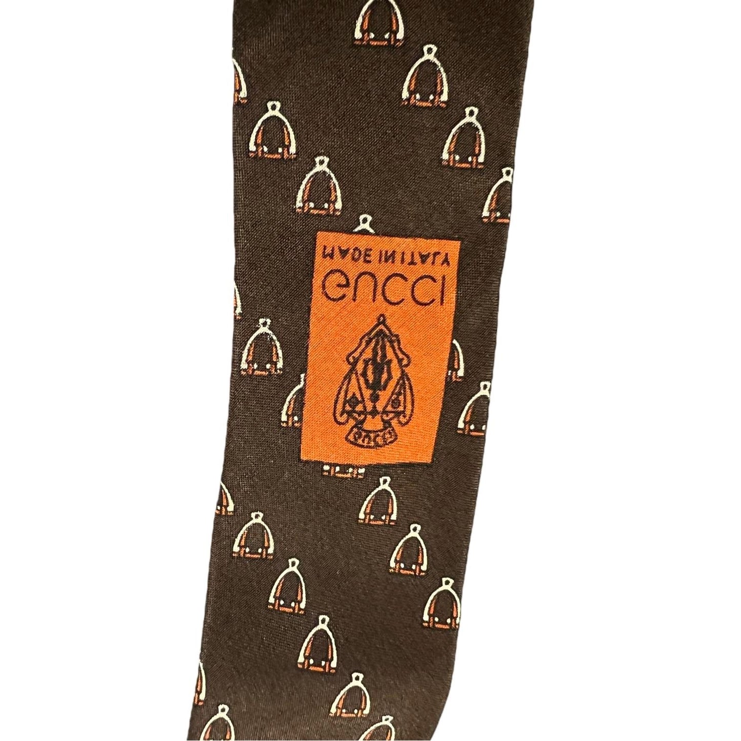 GUCCI Gucci Tie Brown With Tag