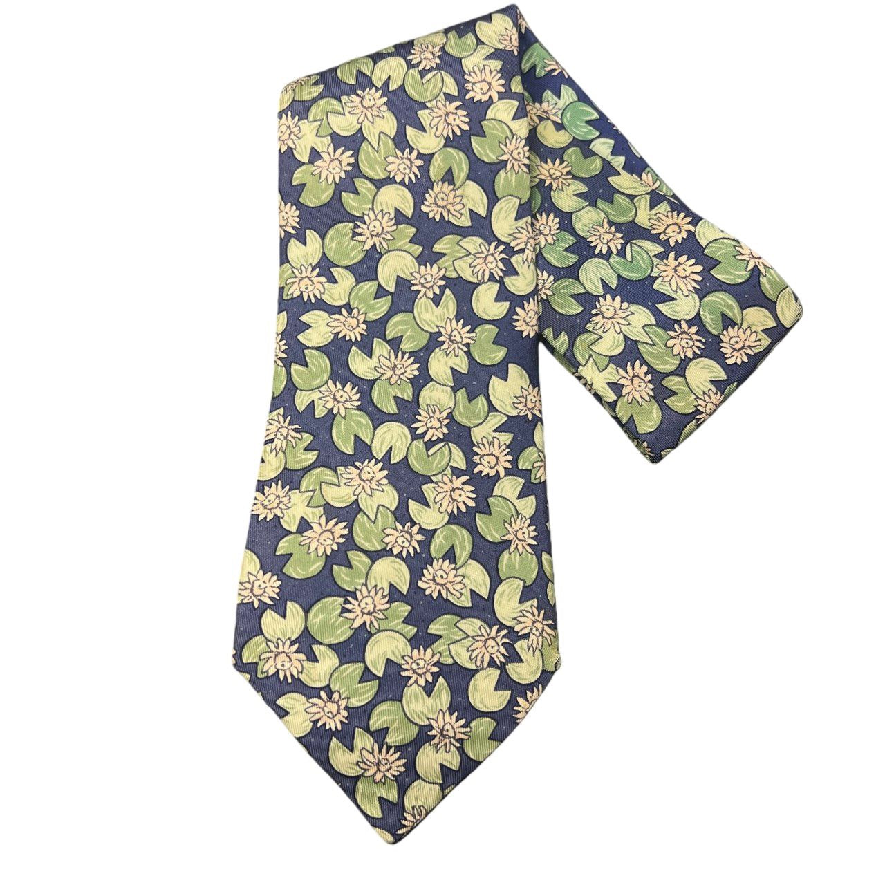 HERMES tie, green, with tag