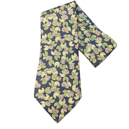 HERMES tie, green, with tag