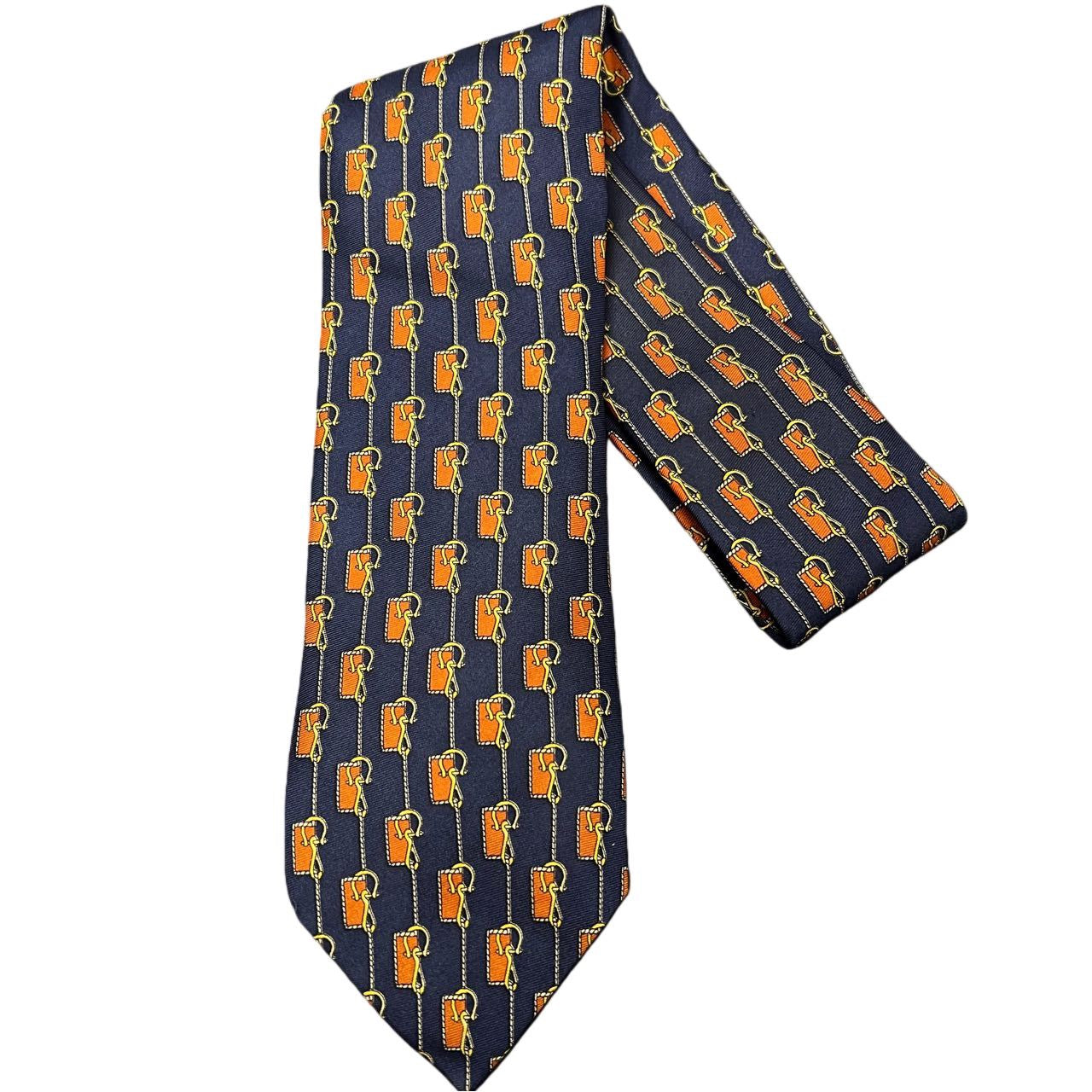 ARTISAN tie, blue-toned, with tag