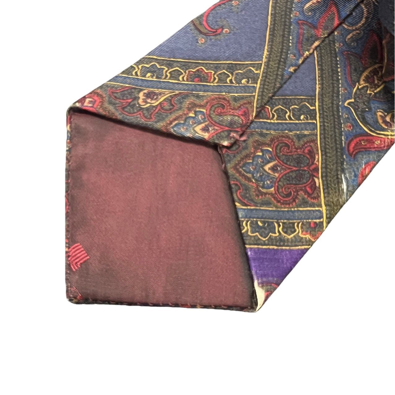 LANVIN tie, purple-toned, with tag