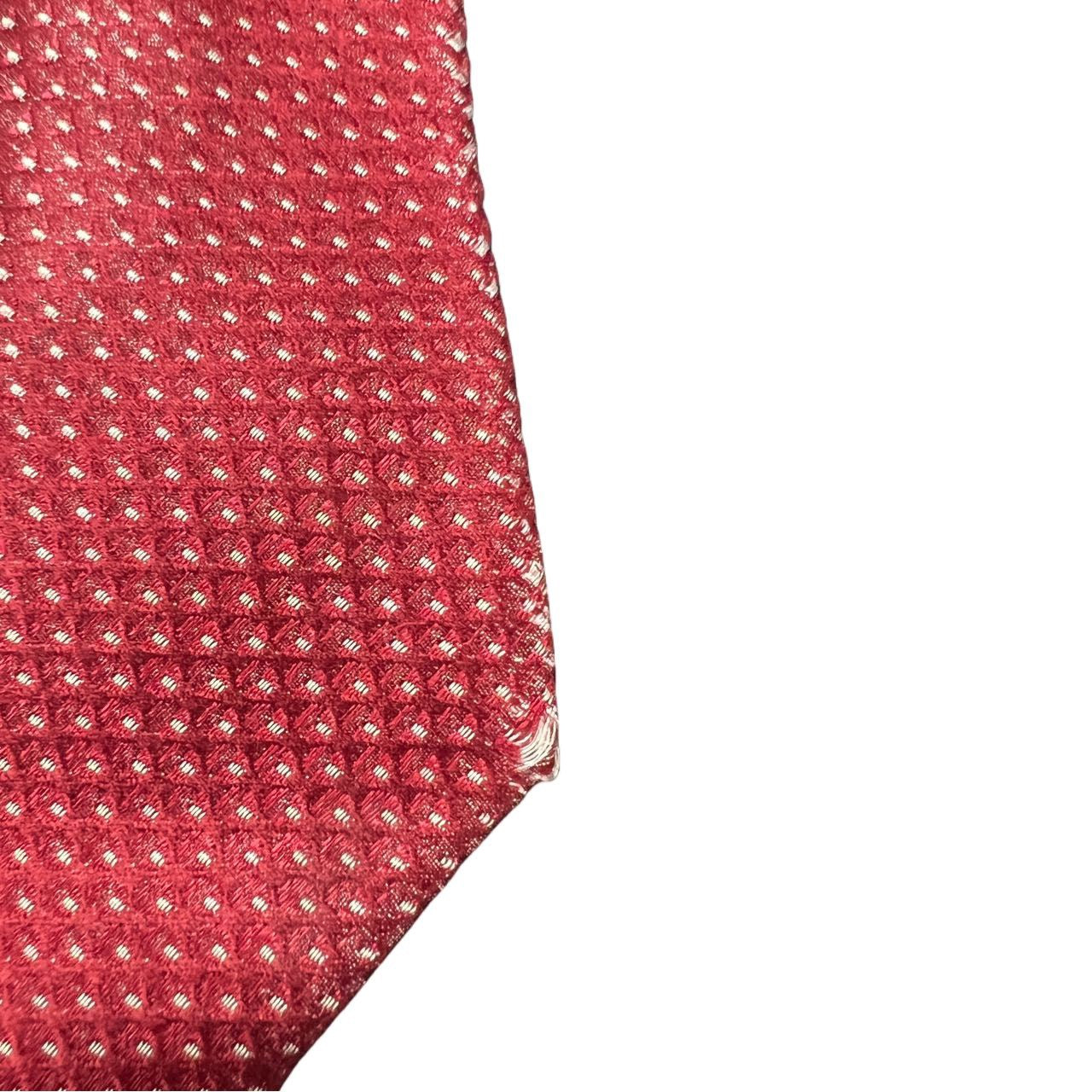 GIORGIO ARMANI tie, red-toned, with tag