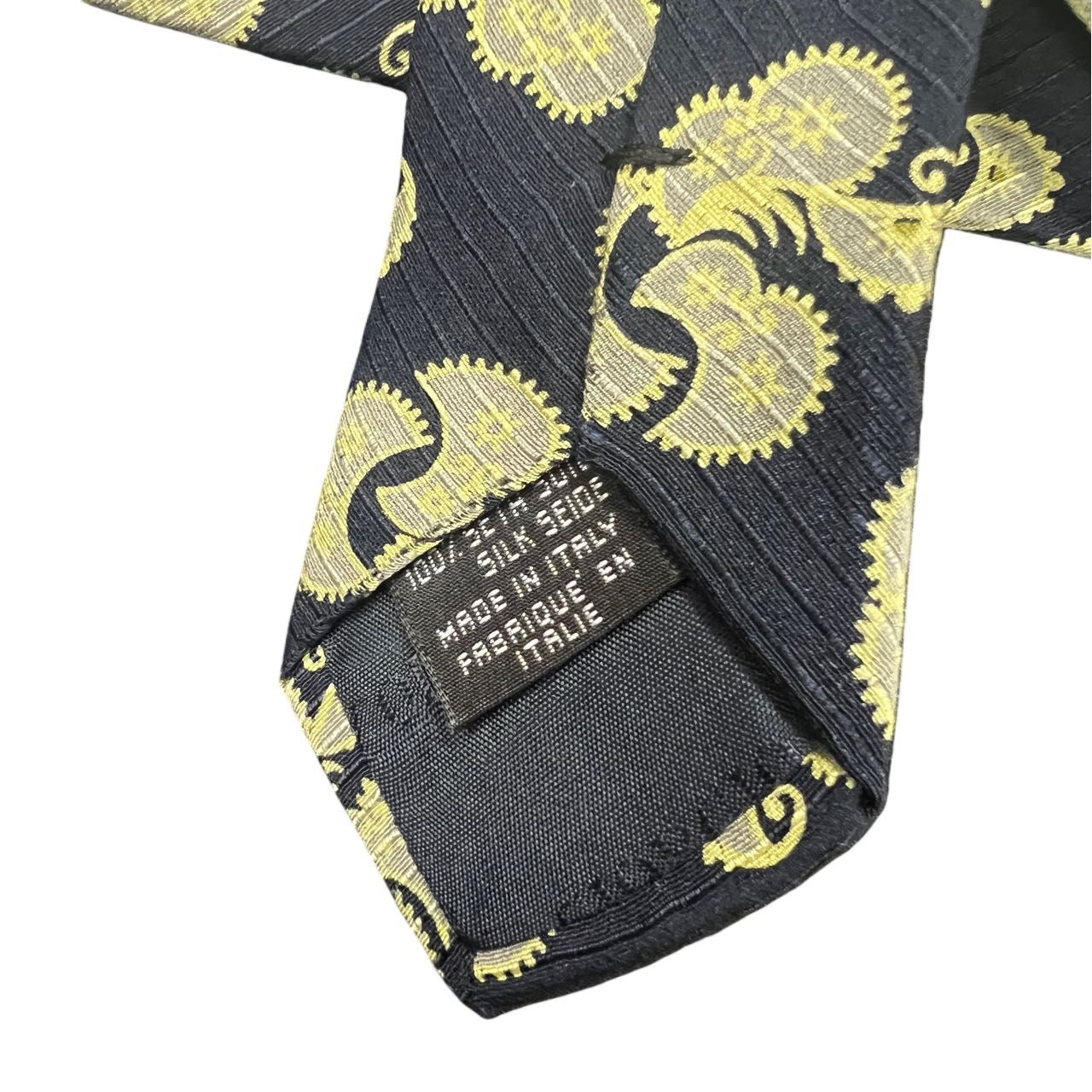 GIORGIO ARMANI tie, navy-toned, with tag