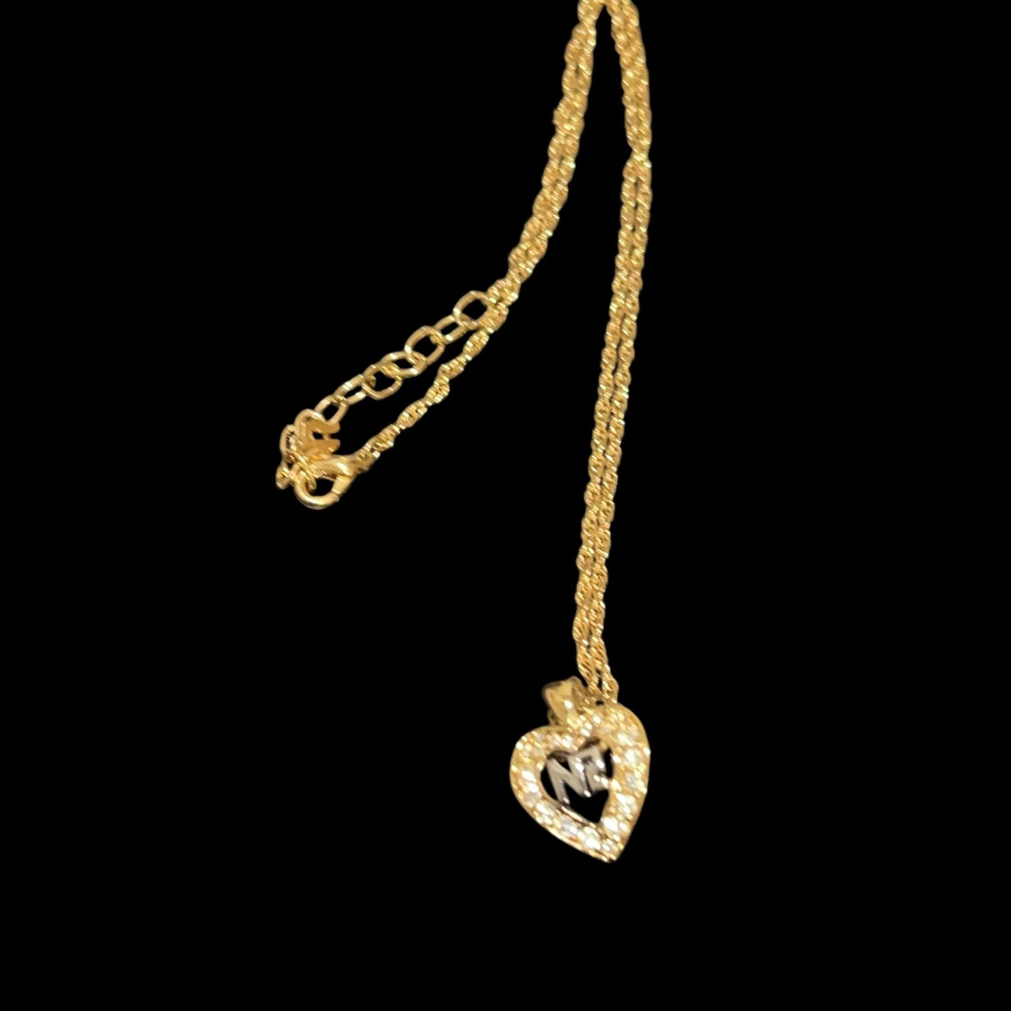 NINA RICCI necklace, gold hardware