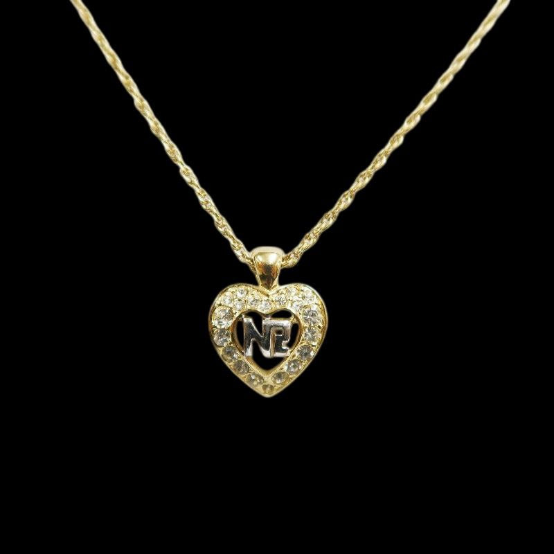 NINA RICCI necklace, gold hardware