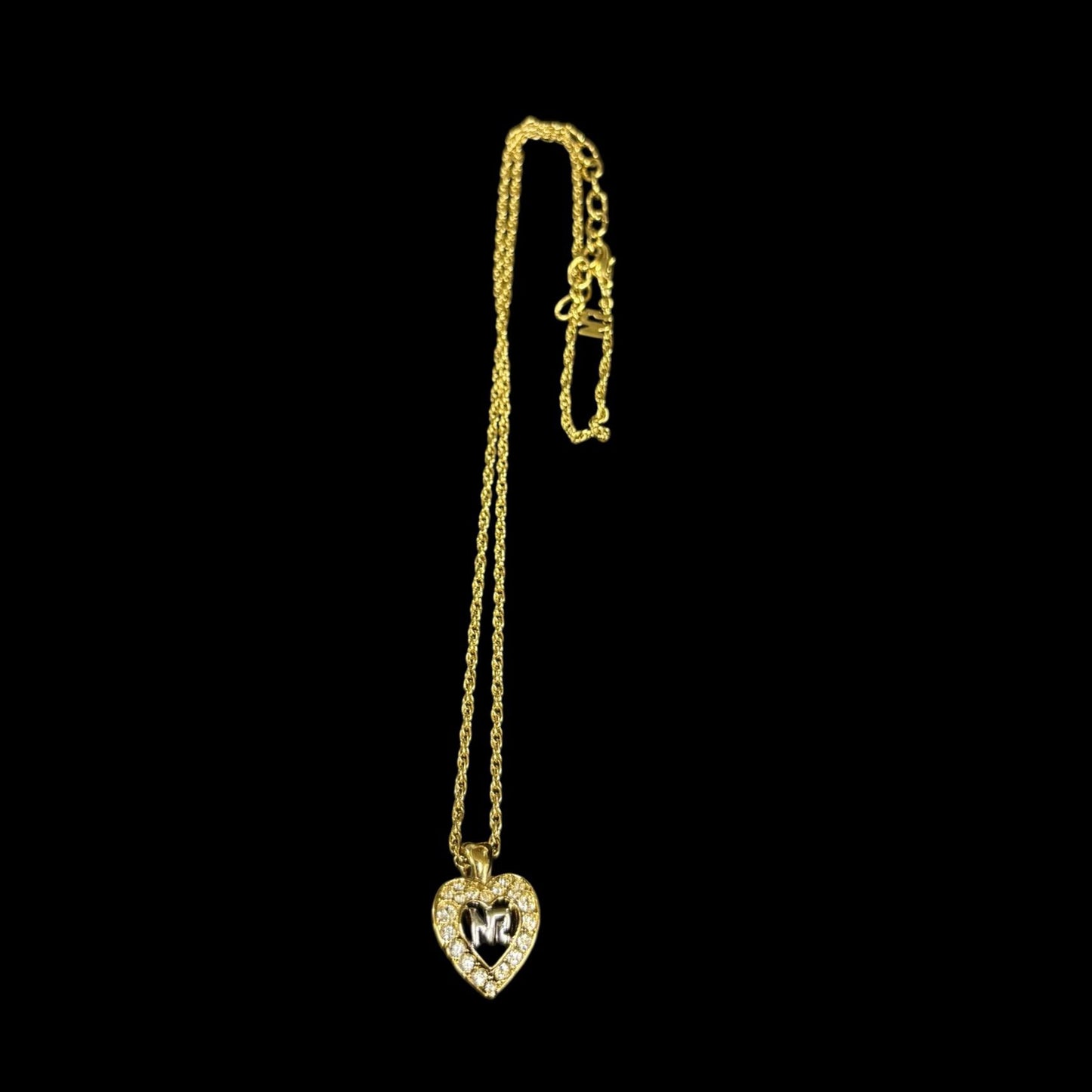 NINA RICCI necklace, gold hardware