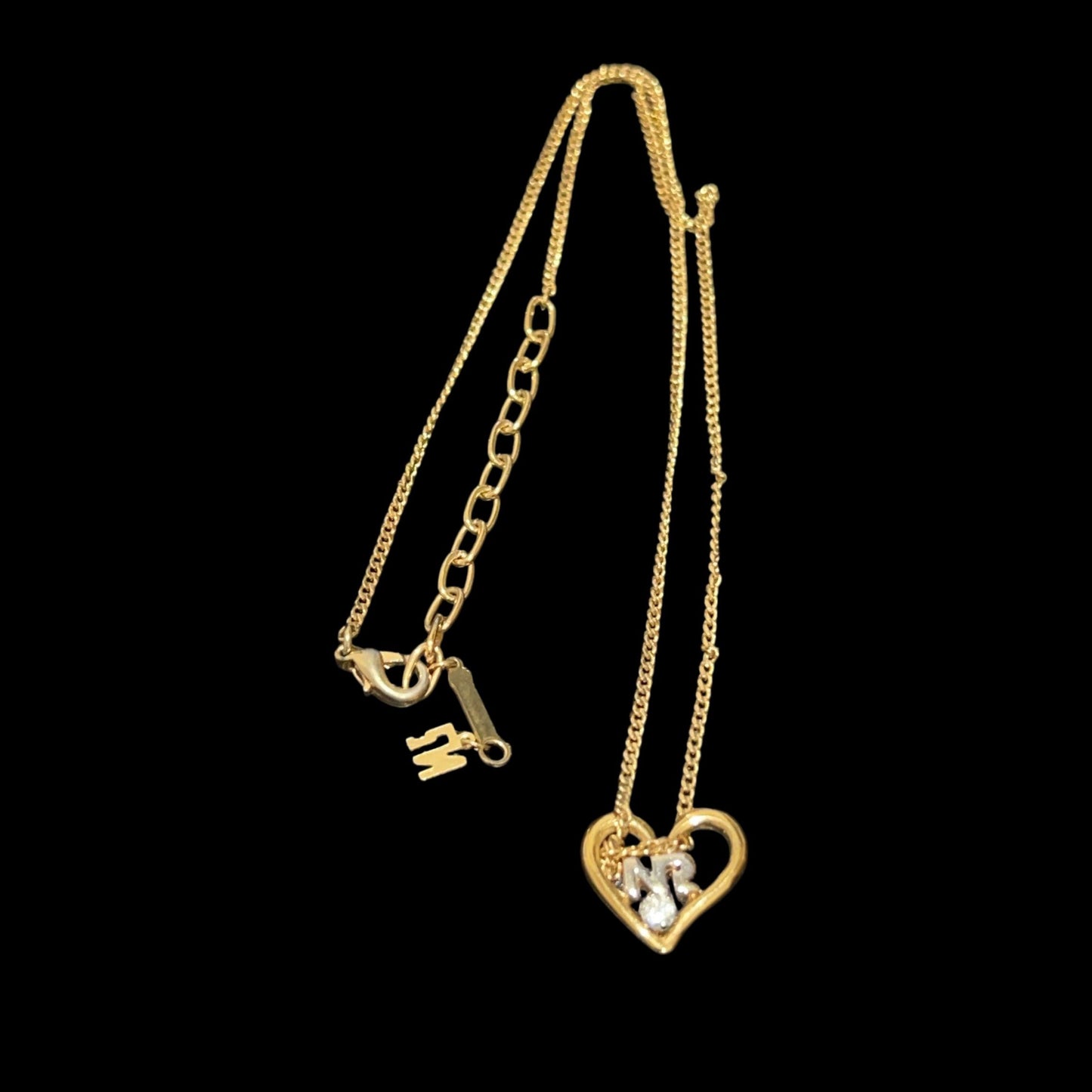 NINA RICCI necklace, gold hardware